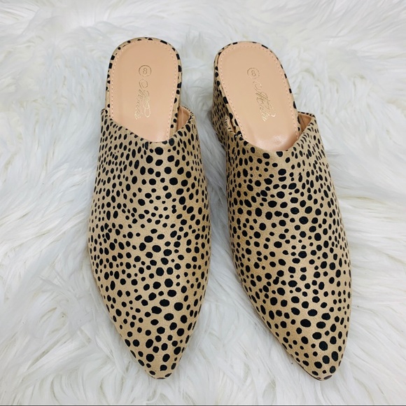 Leopard mule heel - Picture 3 of 3